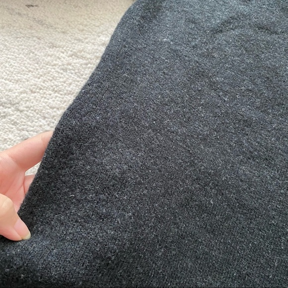 MADEWELL Black Tier Sleeve Wool Oversized Sweater - Picture 8 of 9